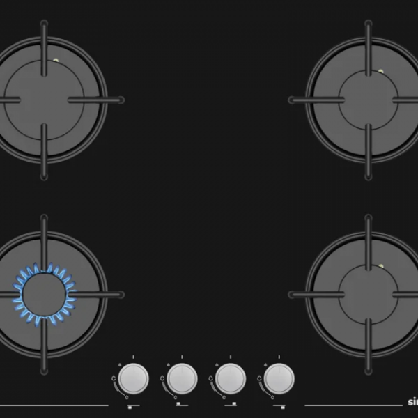 Simfer 3653 Siyah Cam Ocak